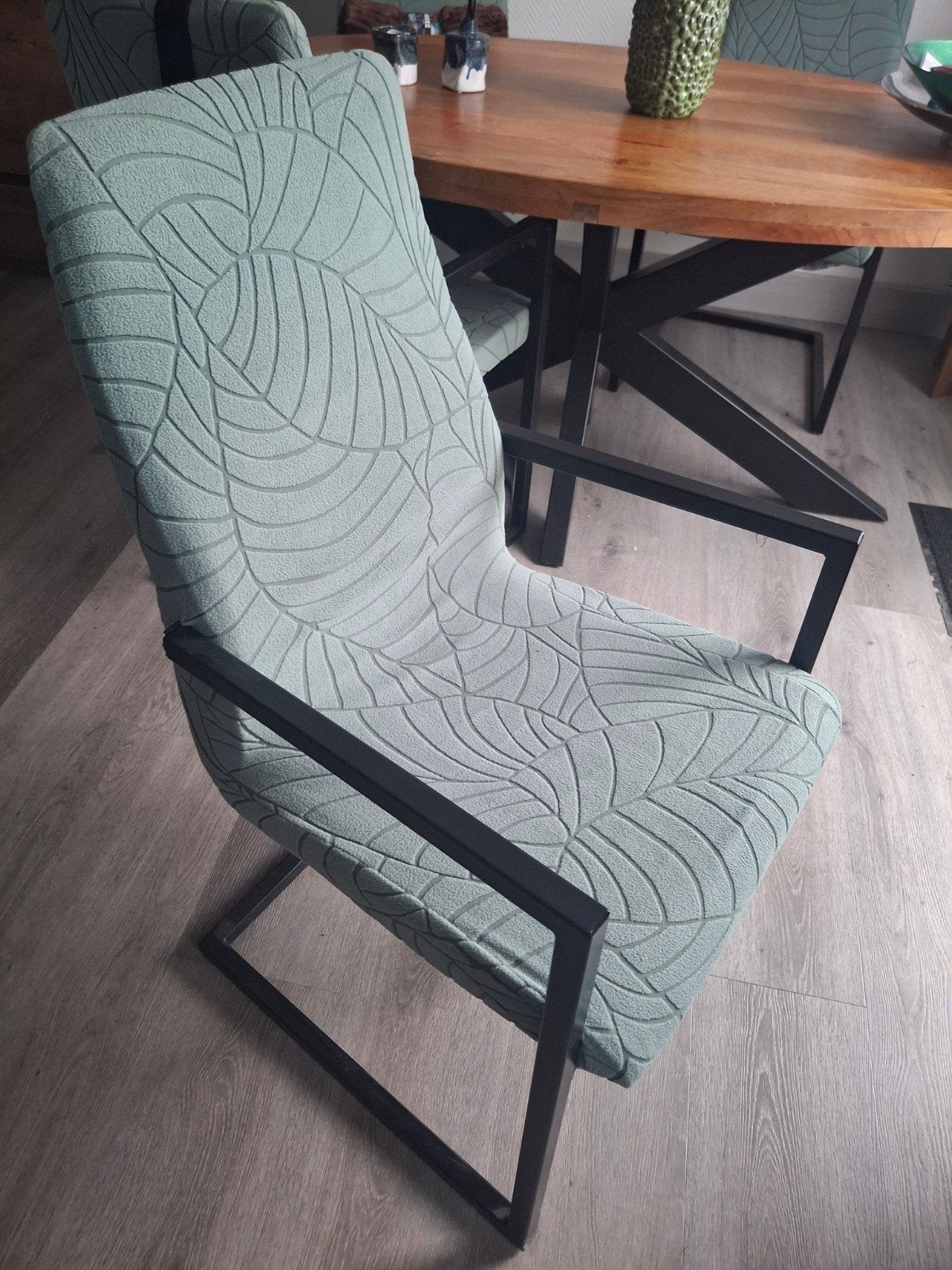 6 eethoekstoelen, Ophalen, Gebruikt, Eenpersoons, 75 tot 100 cm