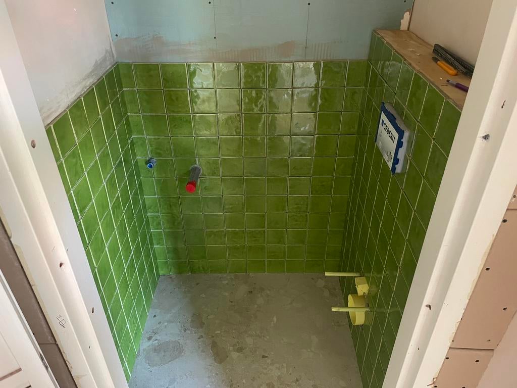 40 st 10x10cm tegels azejulos malaga T-5 verde groen, Ophalen, Nieuw, 110 cm of meer, Minder dan 65 cm