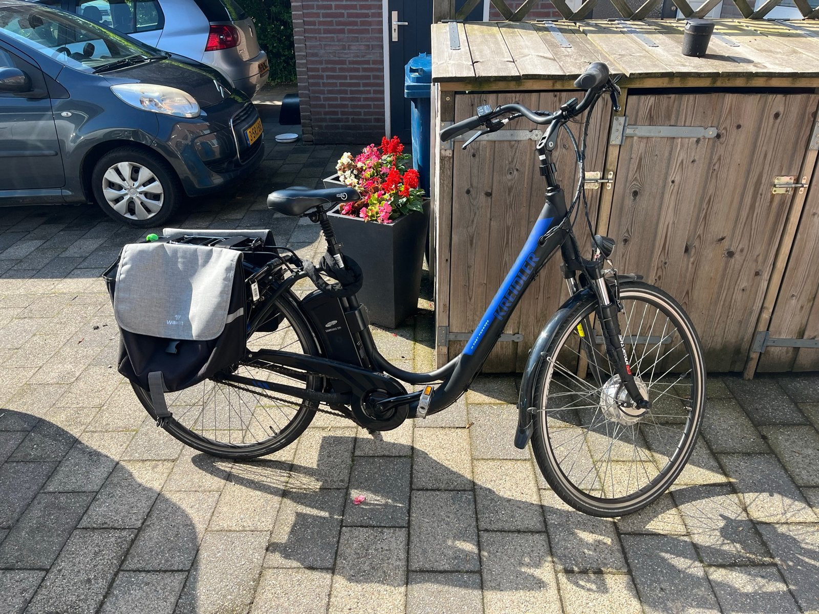 Kreidler elektrische dames fiets met Samsung accu, Gebruikt, 51 tot 55 cm, 30 tot 50 km per accu, Ophalen