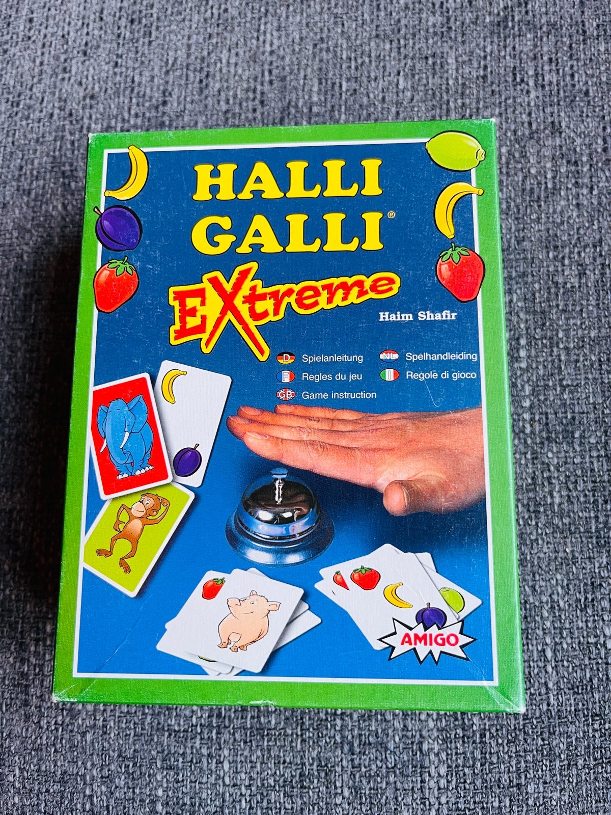 Halli Galli Extreme - Het spannende familiespel!, Drie of vier spelers, Ophalen of Verzenden, Zo goed als nieuw