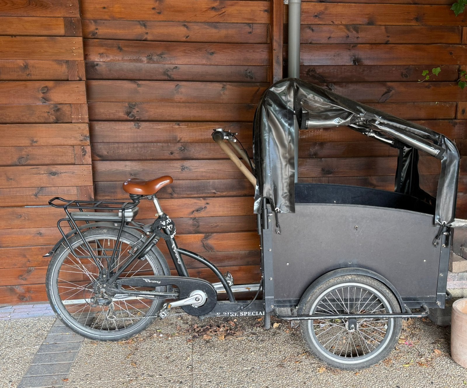 Troy bakfiets, Ophalen, Gebruikt, 4 kinderen of meer