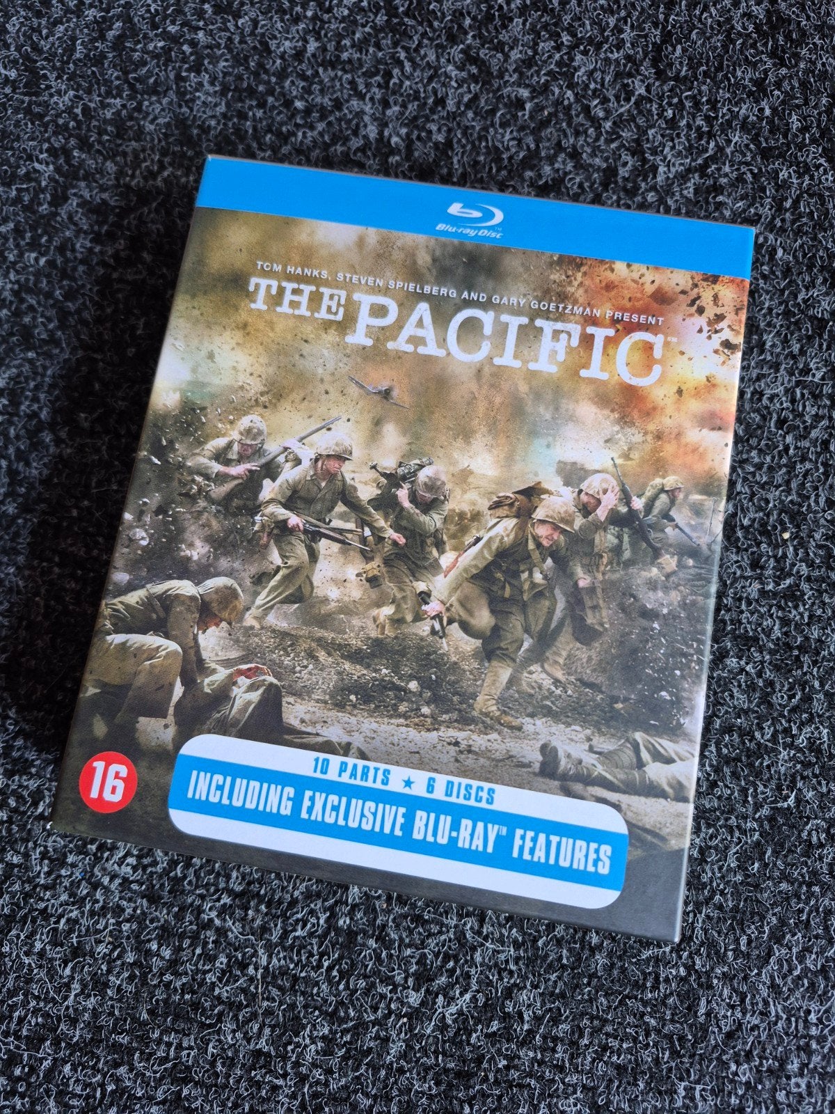 Blueray box van The Pacific, Cd's en Dvd's, Blu-ray, Ophalen of Verzenden, Zo goed als nieuw