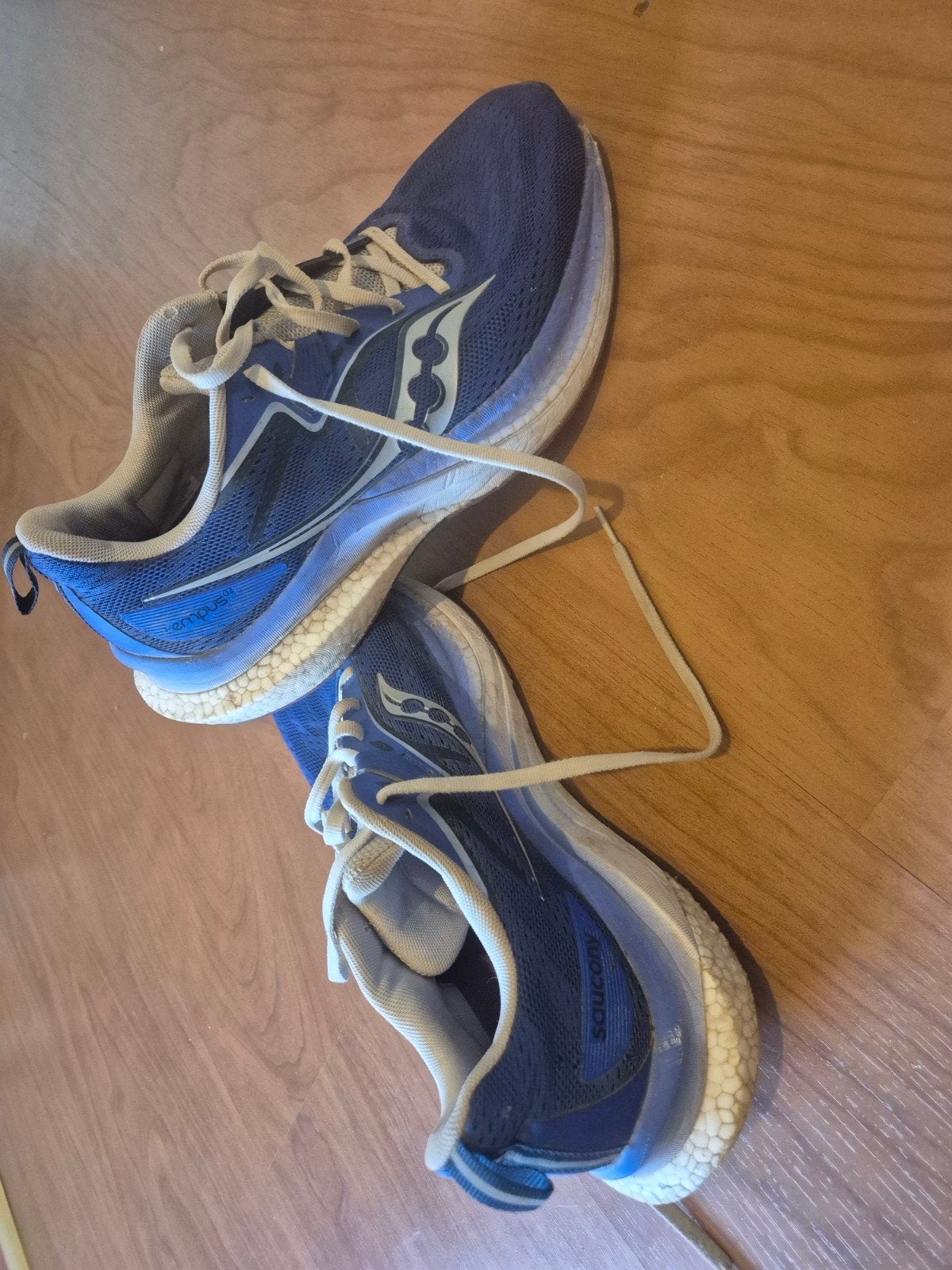 Saucony hardloopschoenen - Maat 43 - Blauw, Blauw, Ophalen of Verzenden, Sneakers of Gympen, Saucony