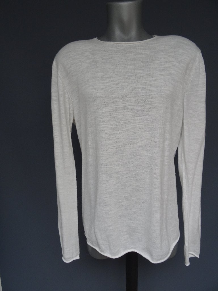 SMOG maat M, dunne gebreide trui., Kleding | Heren, Maat 48/50 (M), Wit, Zo goed als nieuw, Smog