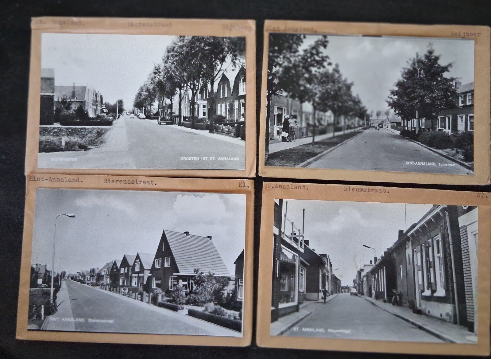 St. annalen, 19 x glasplaat JosPe. o.a. oldtimer, speeltuin, Ophalen of Verzenden, 1960 tot 1980, Ongelopen, Zeeland