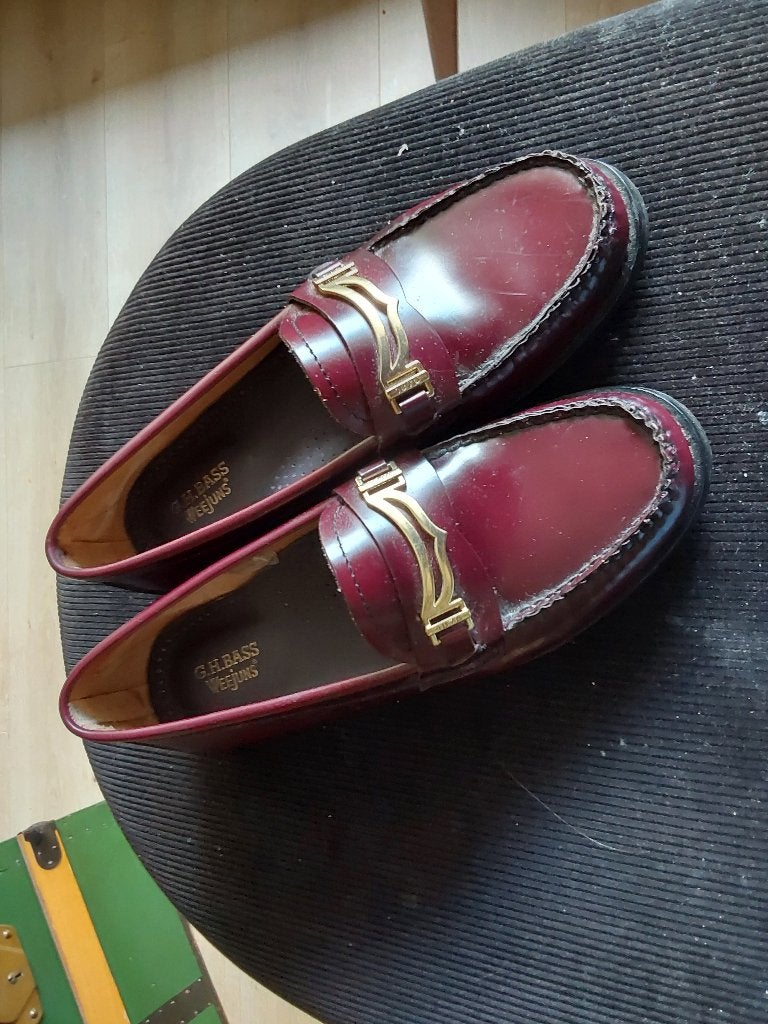 Dames schoenen  loafers gh bass weejuns, Ophalen of Verzenden, Zo goed als nieuw, Rood, Instappers