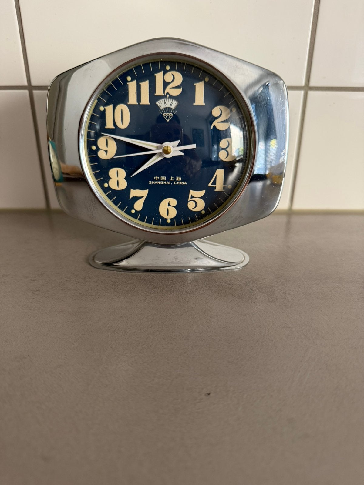 Retro wekker, Vintage, Analoog, Ophalen of Verzenden, Zo goed als nieuw