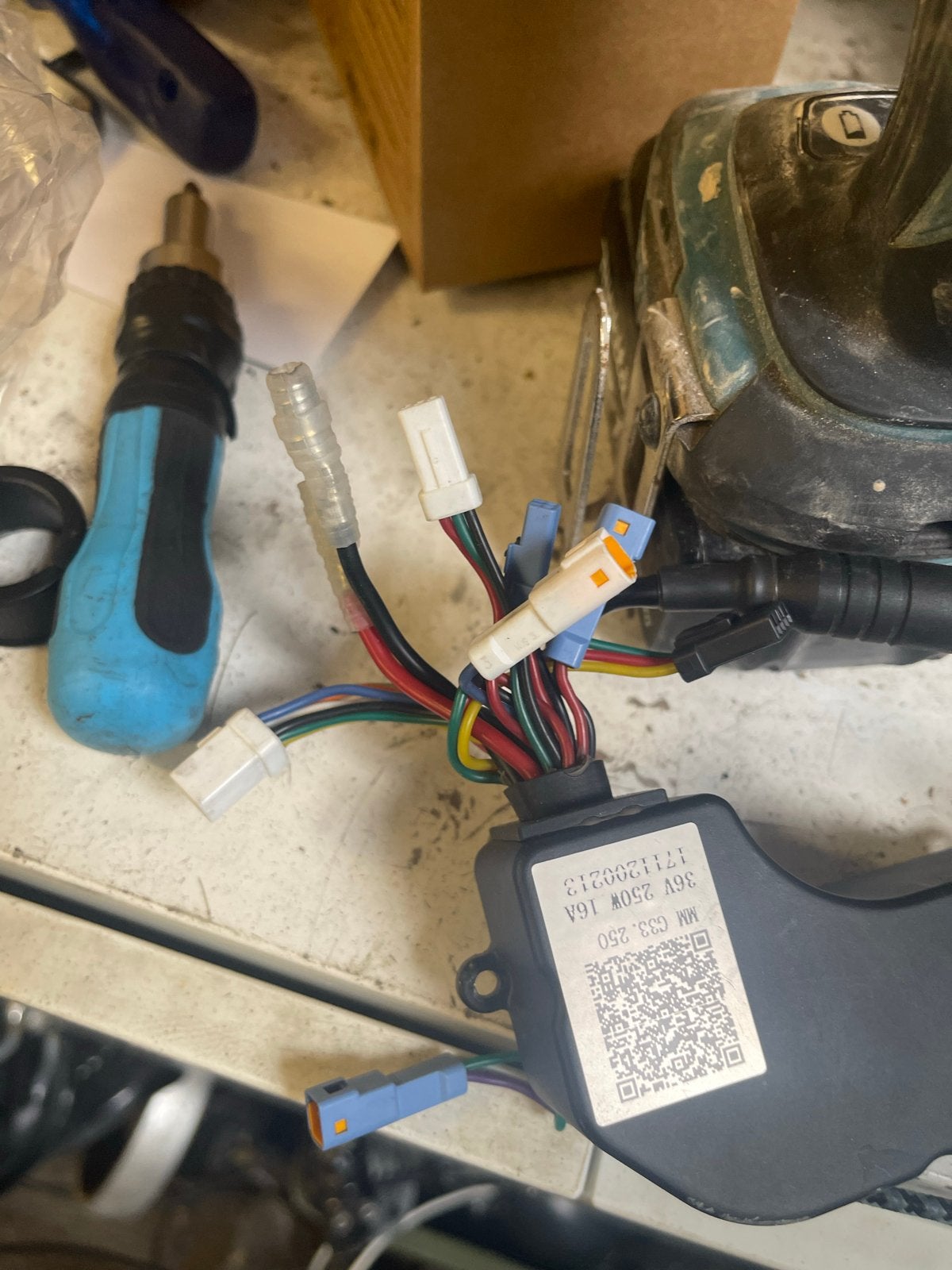 Bafang M400 36V 250W 16A Controller - Werkend Getest, Fietsen en Brommers, Fietsonderdelen, Elektrische fiets, Gebruikt, Overige typen