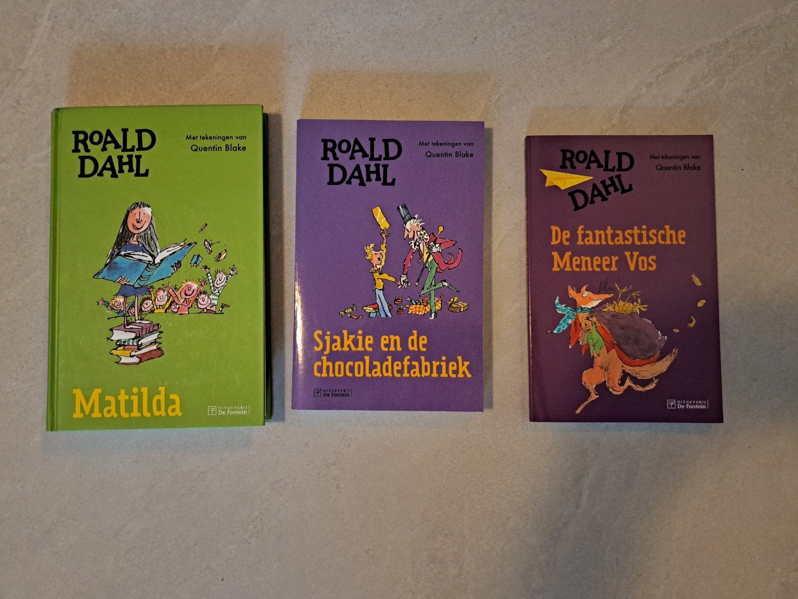 Roald Dahl Boeken: Matilda, Sjakie, Meneer Vos, Boeken, Kinderboeken | Jeugd | onder 10 jaar, Ophalen, Zo goed als nieuw, Roald Dahl