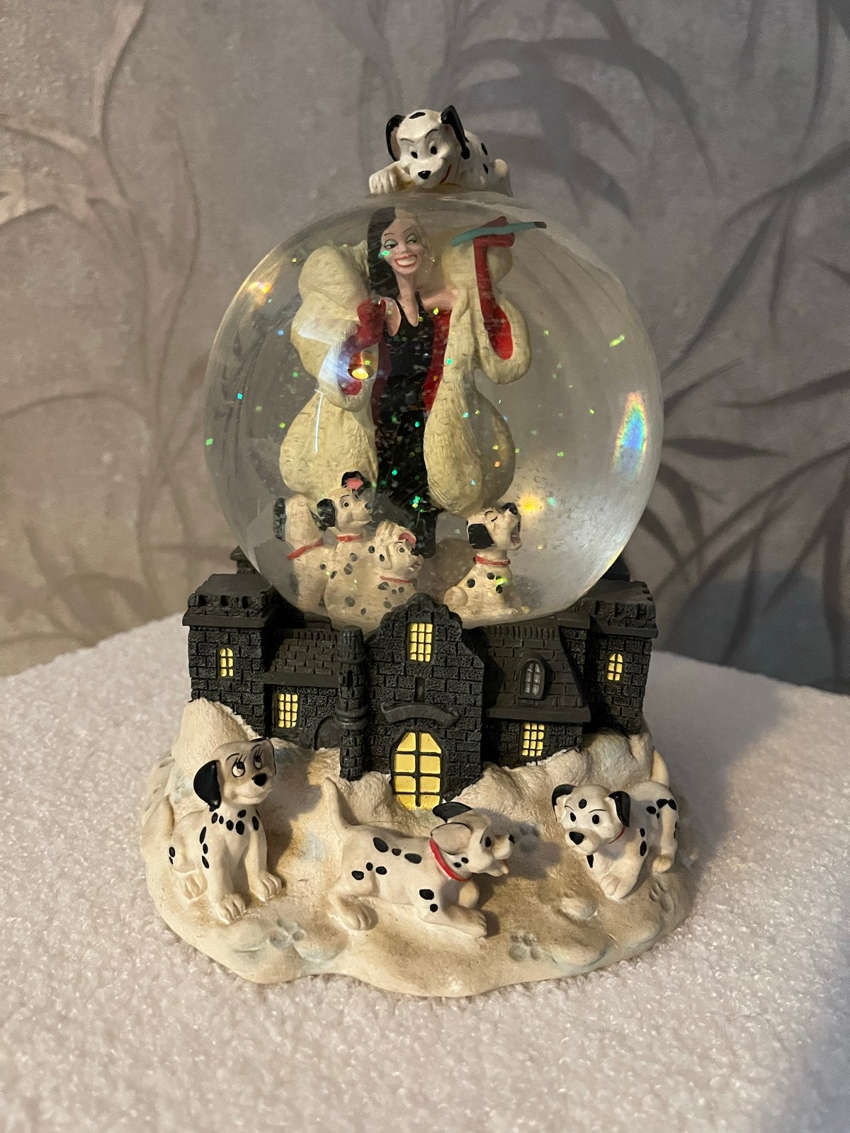 Disney Sneeuwbol 101 Dalmatiërs Cruella de Vil, Verzamelen, Ophalen, Overige figuren, Zo goed als nieuw, Beeldje of Figuurtje