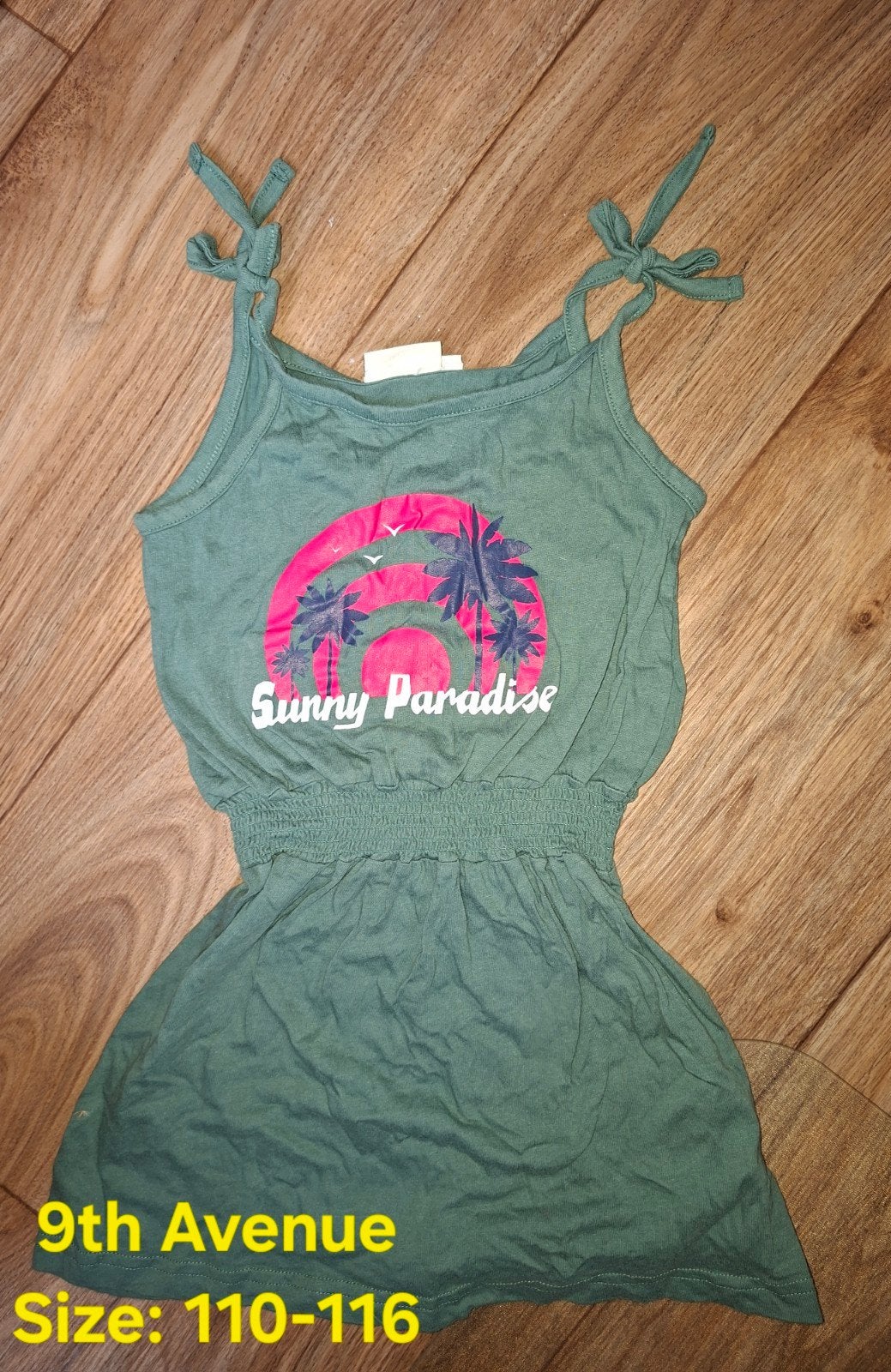 Zomerjurkje 9th Avenue maat 110-116 'Sunny Paradise', Kinderen en Baby's, Ophalen of Verzenden, Zo goed als nieuw, Jurk of Rok