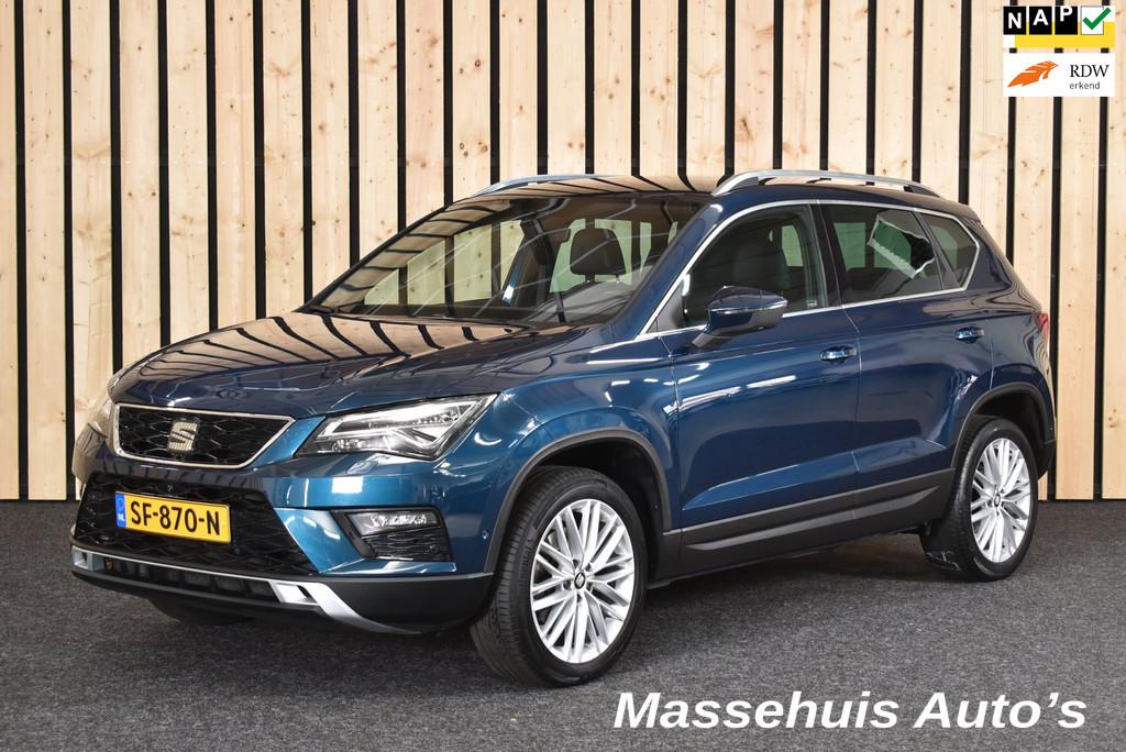 Seat Ateca 1.4 EcoTSI Xcellence Automaat CarPlay 1e eig. 130, Gebruikt, 4 cilinders, 150 pk, Blauw