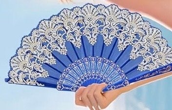 Waaier in Blau . Nieuw, Ophalen of Verzenden, Nieuw