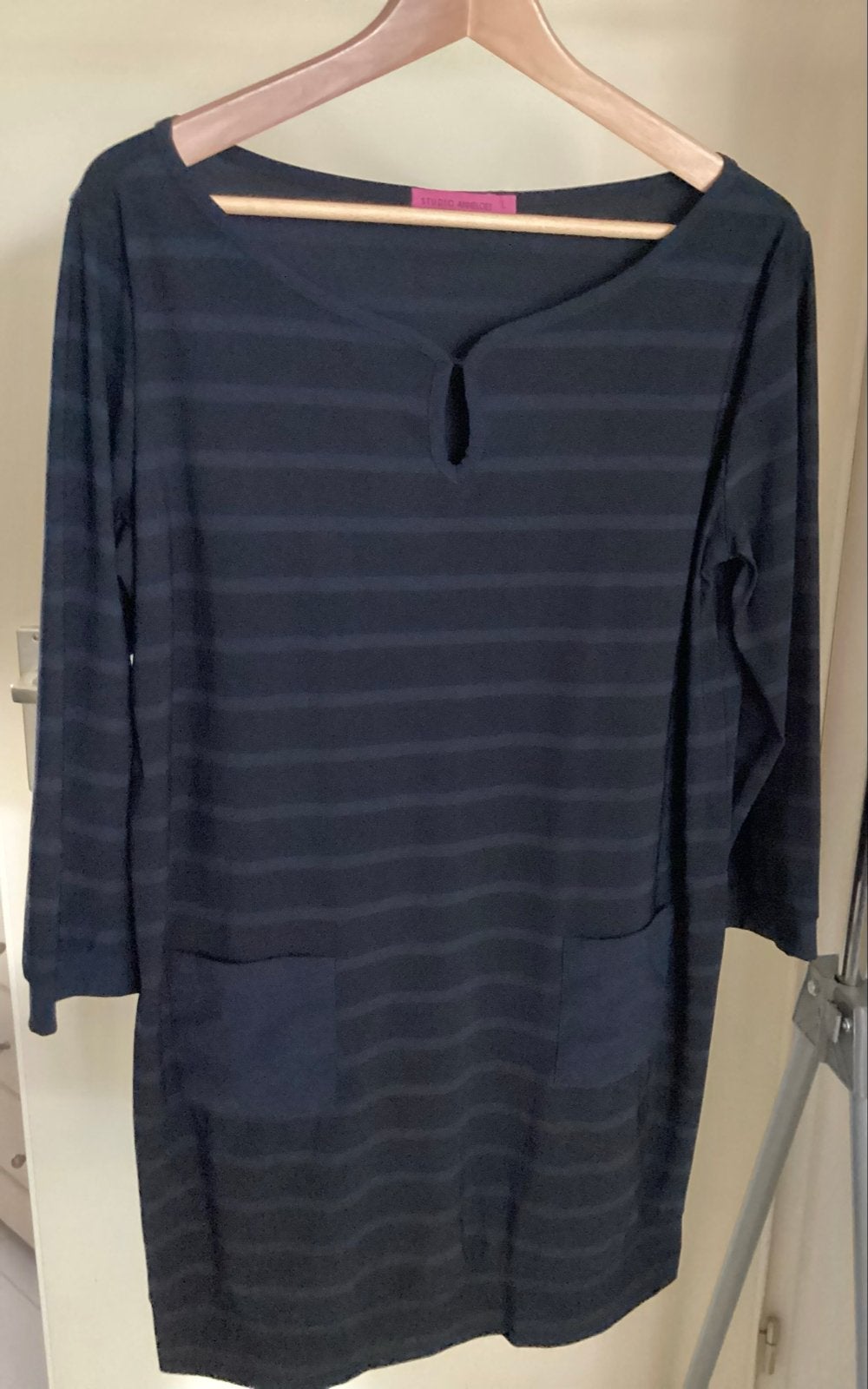 Studio Anneloes tuniek blauw zwarte streep mt L, Kleding | Dames, Studio Anneloes, Blauw, Maat 42/44 (L), Ophalen of Verzenden