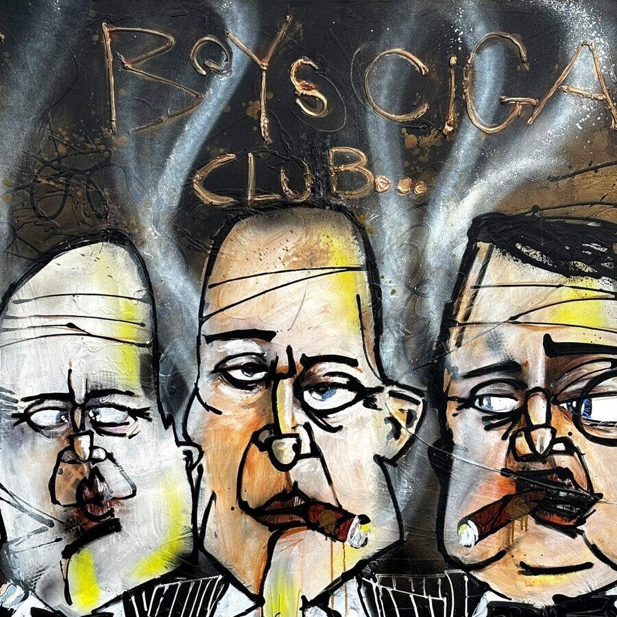 Thijs Heijnen – ‘Big Boys Cigar Club’, Ophalen of Verzenden