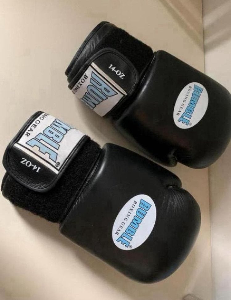 Bokshandschoenen RUMBLE -plus tocque - PU- in nieuwstaat, Sport en Fitness, Vechtsporten en Zelfverdediging, Maat XS of kleiner
