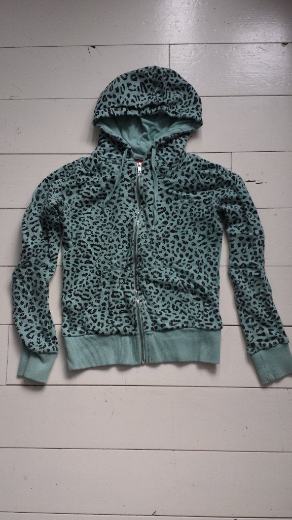 Sweatshirt / vest H&M panterprint, maat 36, Ophalen of Verzenden, Gedragen, Maat 36 (S), Bruin
