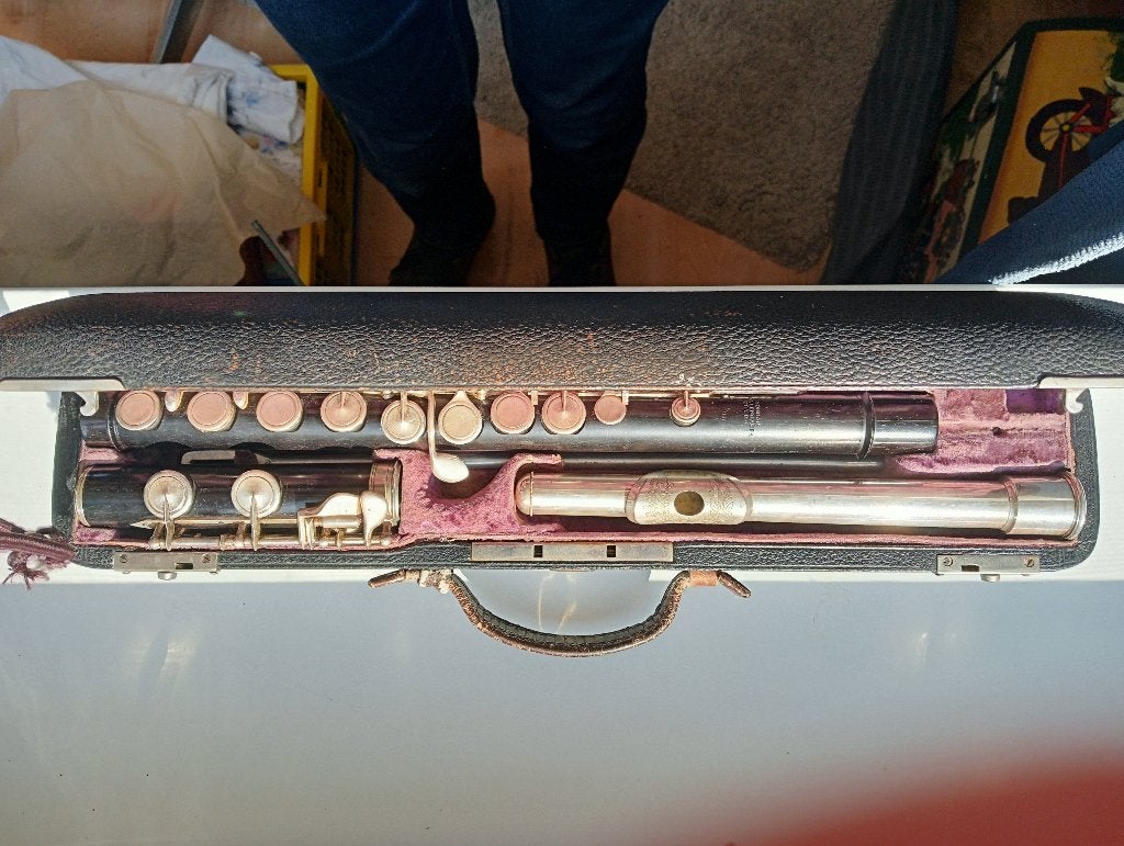 Dwarsfluit Mollenhauer, Muziek en Instrumenten, Ophalen, Gebruikt, Dwarsfluit, Met koffer of tas