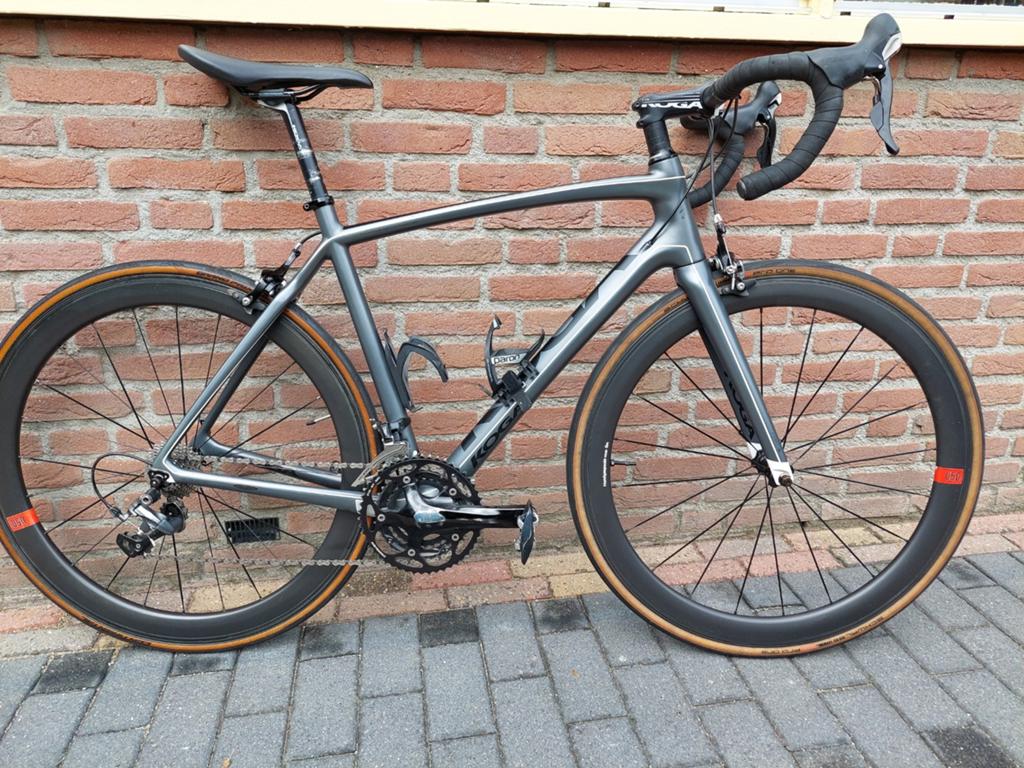 Carbon racefiets, Fietsen en Brommers, Gebruikt, Carbon, Meer dan 20 versnellingen, Ophalen