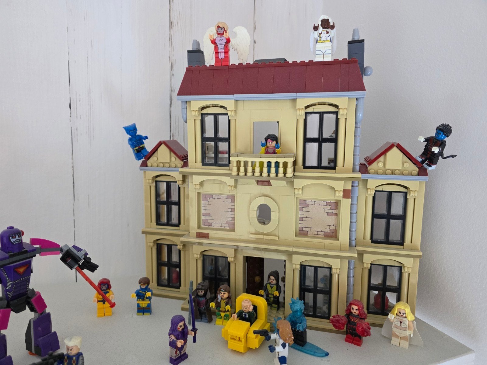X-Men Mansion, Vliegtuig & 60+ Minifiguren - Compatibel, Ophalen of Verzenden