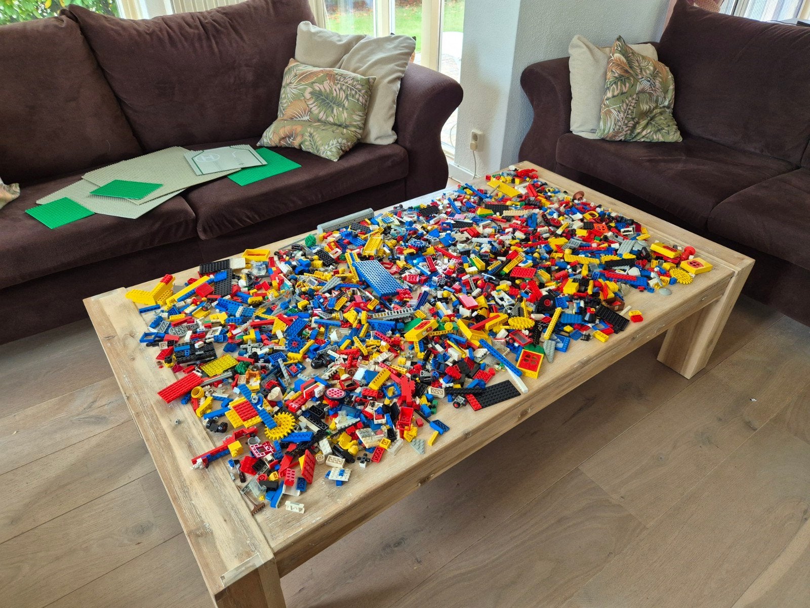 Lego grote ongesorteerde partij  vintage/oude lego, Ophalen of Verzenden, Gebruikt, Losse stenen, Lego