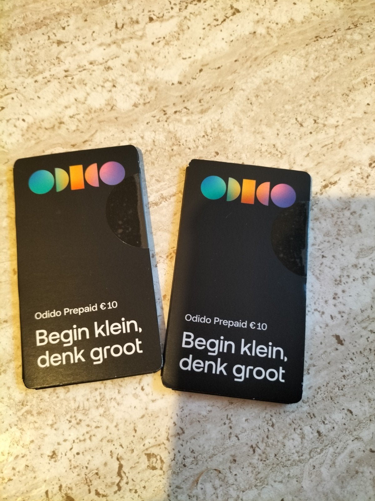 Odido 50 stuks nieuw geseald geldig tot 01-11-206 tegoed sim, Telecommunicatie, Prepaidkaarten en Simkaarten, Verzenden, Nieuw