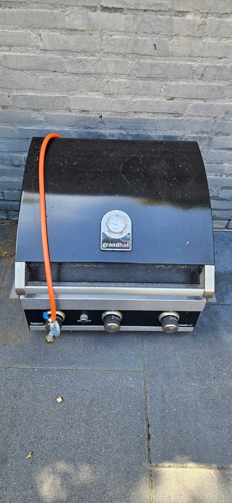 Grandhall GT3 Inbouw BBQ - Gasbarbecue, Ophalen, Gebruikt, Grandhall