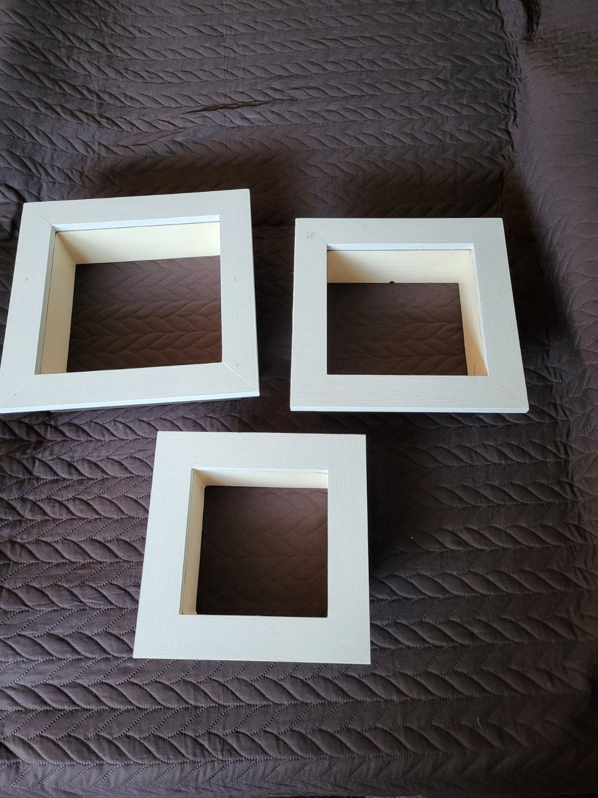 3 kastjes, Ophalen, Beige
