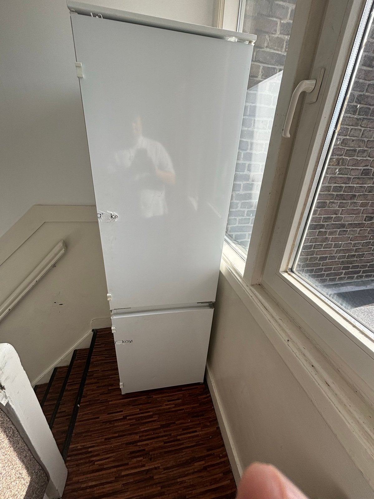 AEG Koelkast inbouw met aparte vriezer - Zo goed als nieuw, Ophalen, 150 tot 200 liter, Gebruikt, Met aparte vriezer