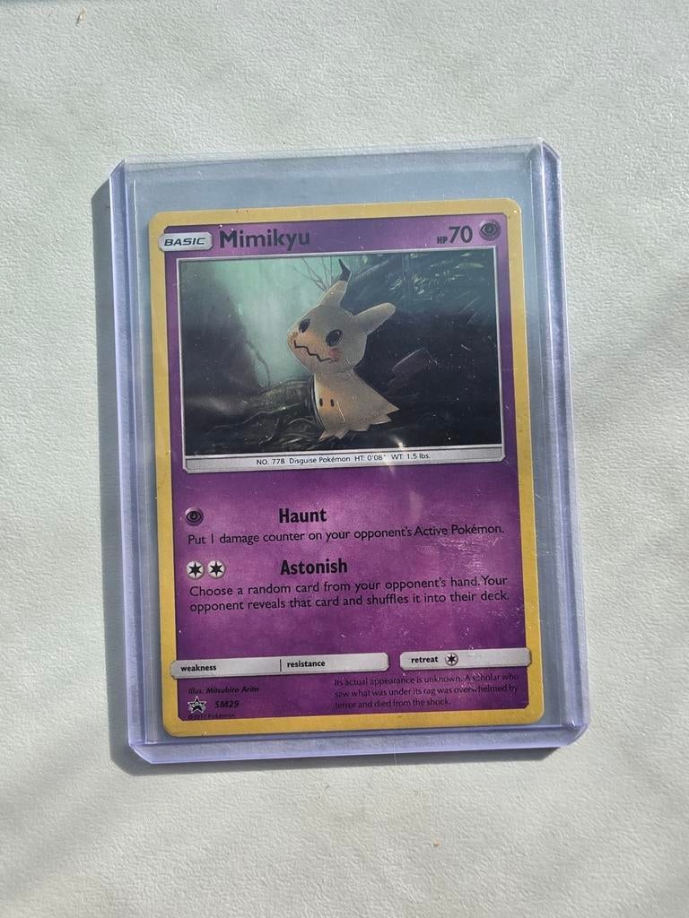 Pokémon Kaart Mimikyu (Basic, HP70), Ophalen of Verzenden, Gebruikt, Losse kaart
