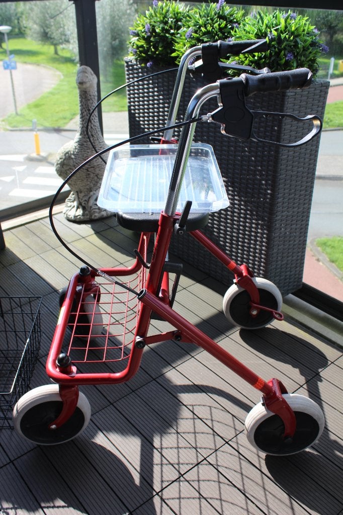 RODE ROLLATOR, Diversen, Ophalen, Opvouwbaar, Nieuw