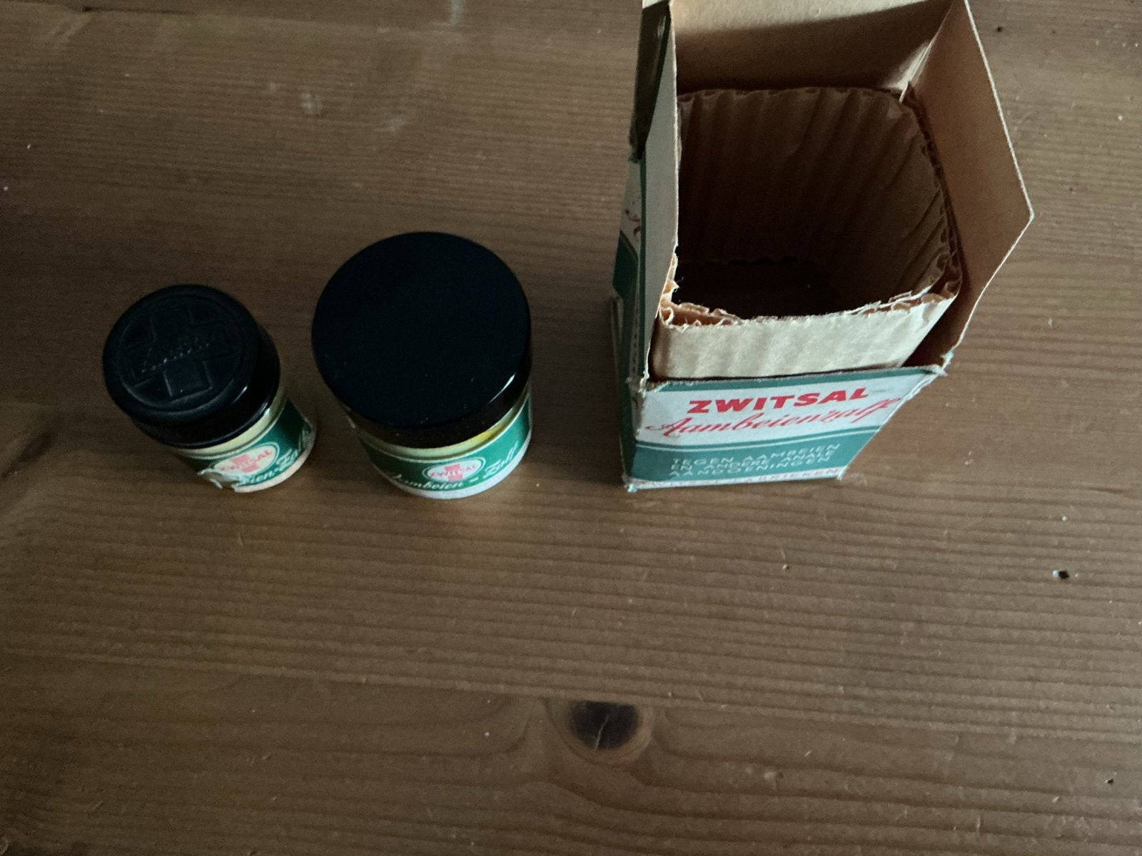 Vintage Zwitsal Aambeienzalf - Zeldzaam verzamelobject, Verzamelen, Ophalen of Verzenden