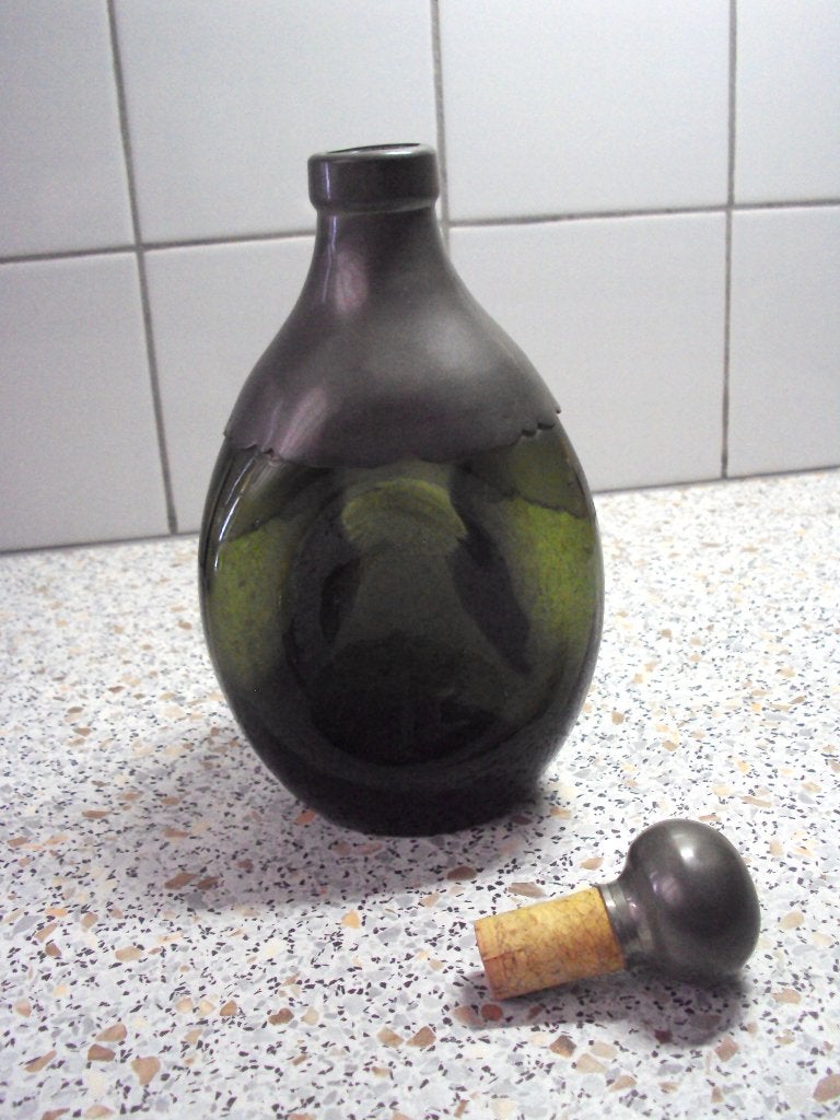 Vintage Gero whisky fles karaf, Antiek en Kunst, Antiek | Glas en Kristal, Ophalen of Verzenden