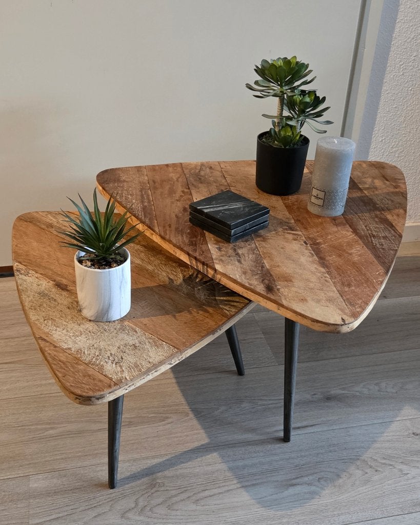 d Bodhi Coffee table set, 50 tot 100 cm, 50 tot 100 cm, Zo goed als nieuw, Overige vormen
