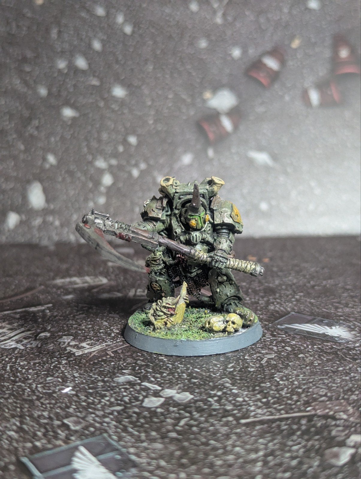 Warhammer 40K: Typhus Deathguard of Nurgle OOP Finecast, Figuurtje(s), Ophalen of Verzenden, Geverfd, Warhammer 40000