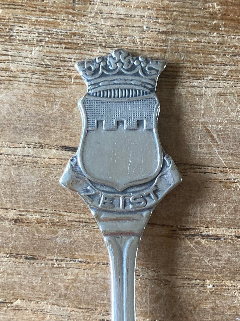 Vintage Sola 90 verzilverde theelepel Zeist, Antiek en Kunst, Antiek | Bestek, Ophalen of Verzenden