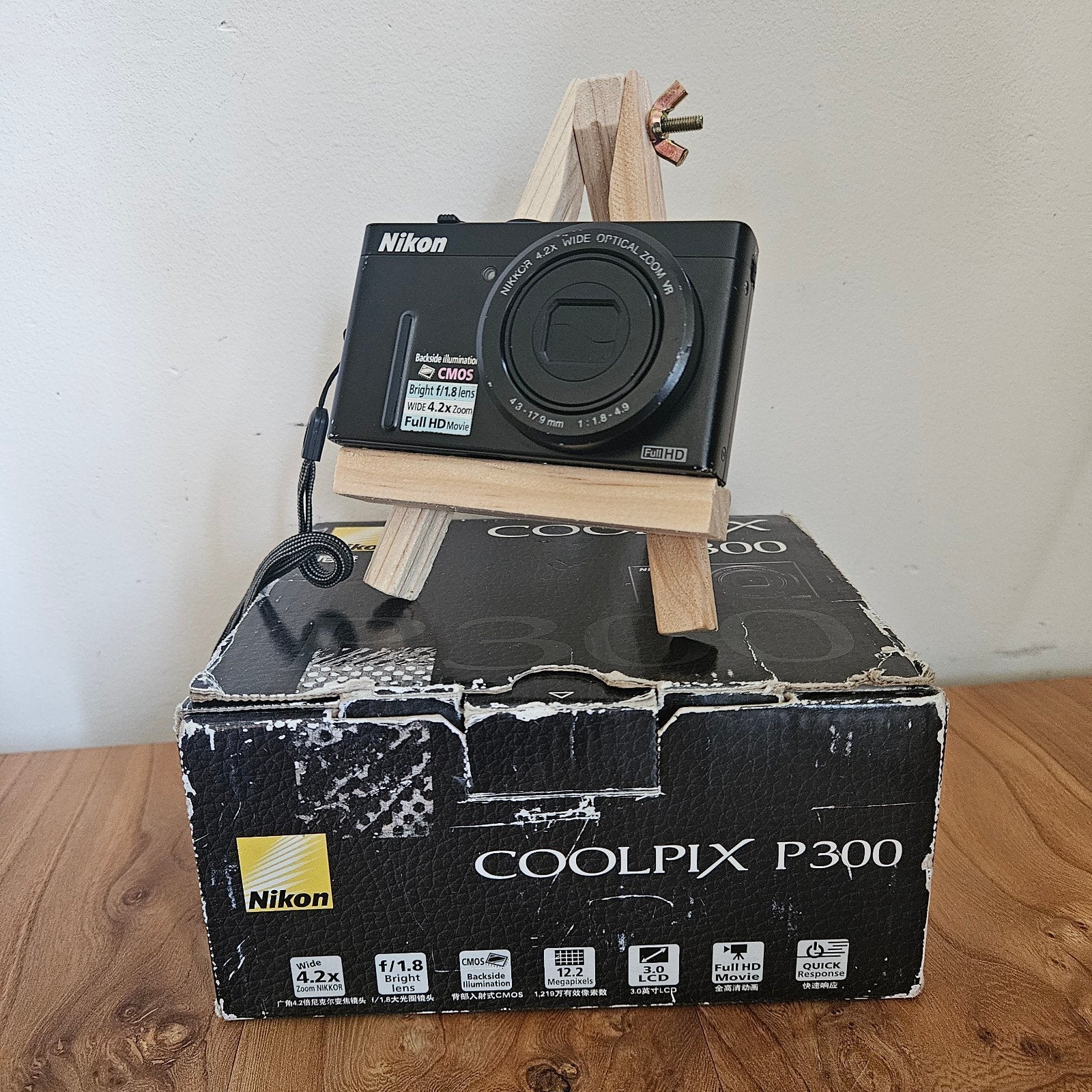 Nikon Coolpix P300 digitale camera, Compact, Ophalen of Verzenden, Zo goed als nieuw, Nikon