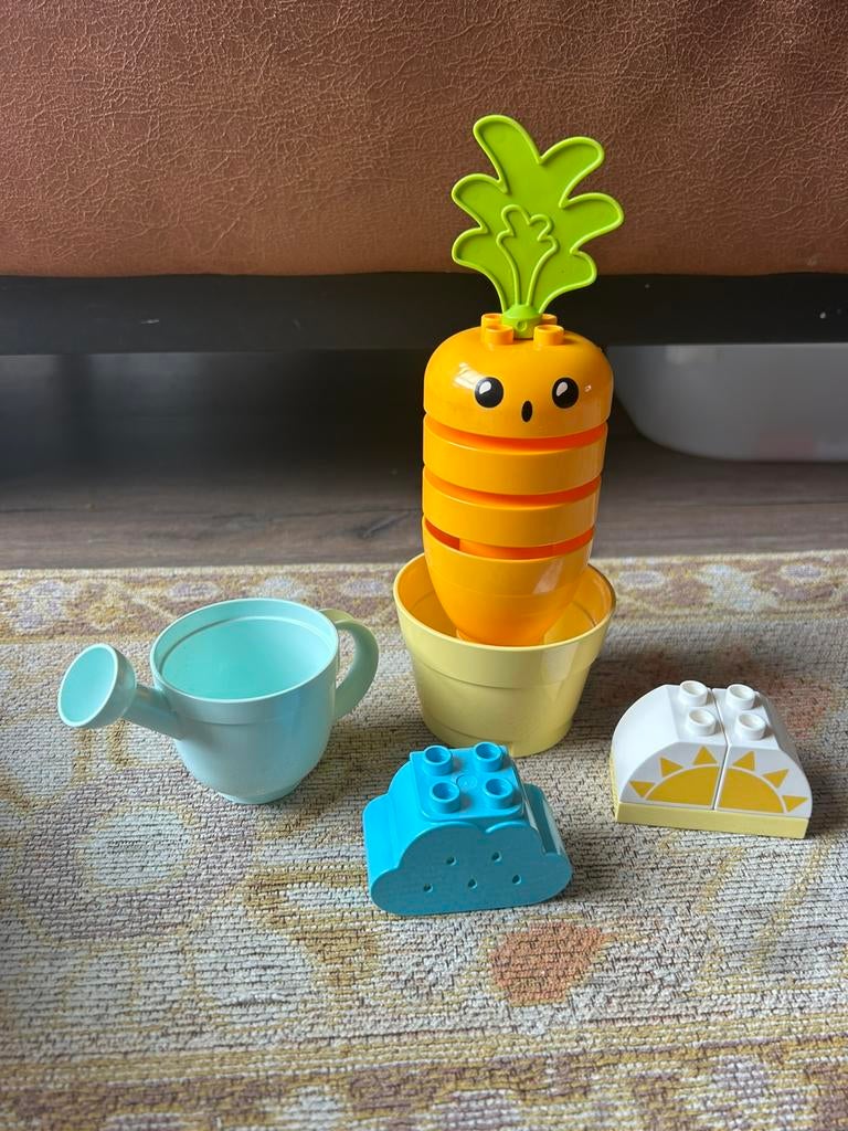 LEGO DUPLO Mijn eerste Groeiende wortel 10981, Ophalen of Verzenden, Zo goed als nieuw, Duplo
