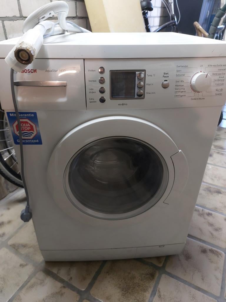 Bosch AquaStar 1400 Wasmachine - Zo goed als nieuw, Witgoed en Apparatuur, Wasmachines, Ophalen, Zo goed als nieuw, Voorlader