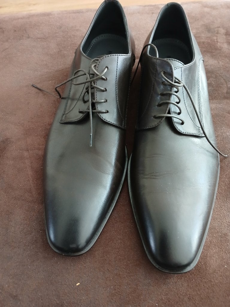 Hugo Boss Nette zwarte veterschoenen,maat 44 ,nieuw, Zwart, Nieuw, Ophalen of Verzenden, Hugo Boss