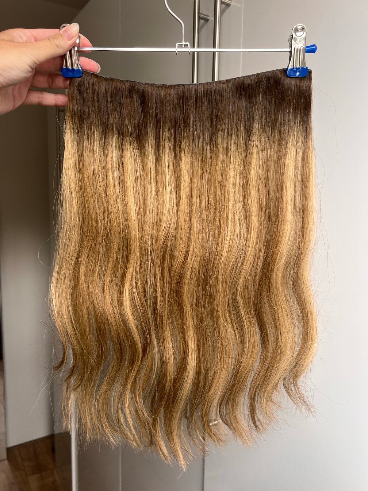 Humanohair Magic Volume Clip-in Extensions 45cm, Sieraden, Tassen en Uiterlijk, Uiterlijk | Haarverzorging, Ophalen, Zo goed als nieuw