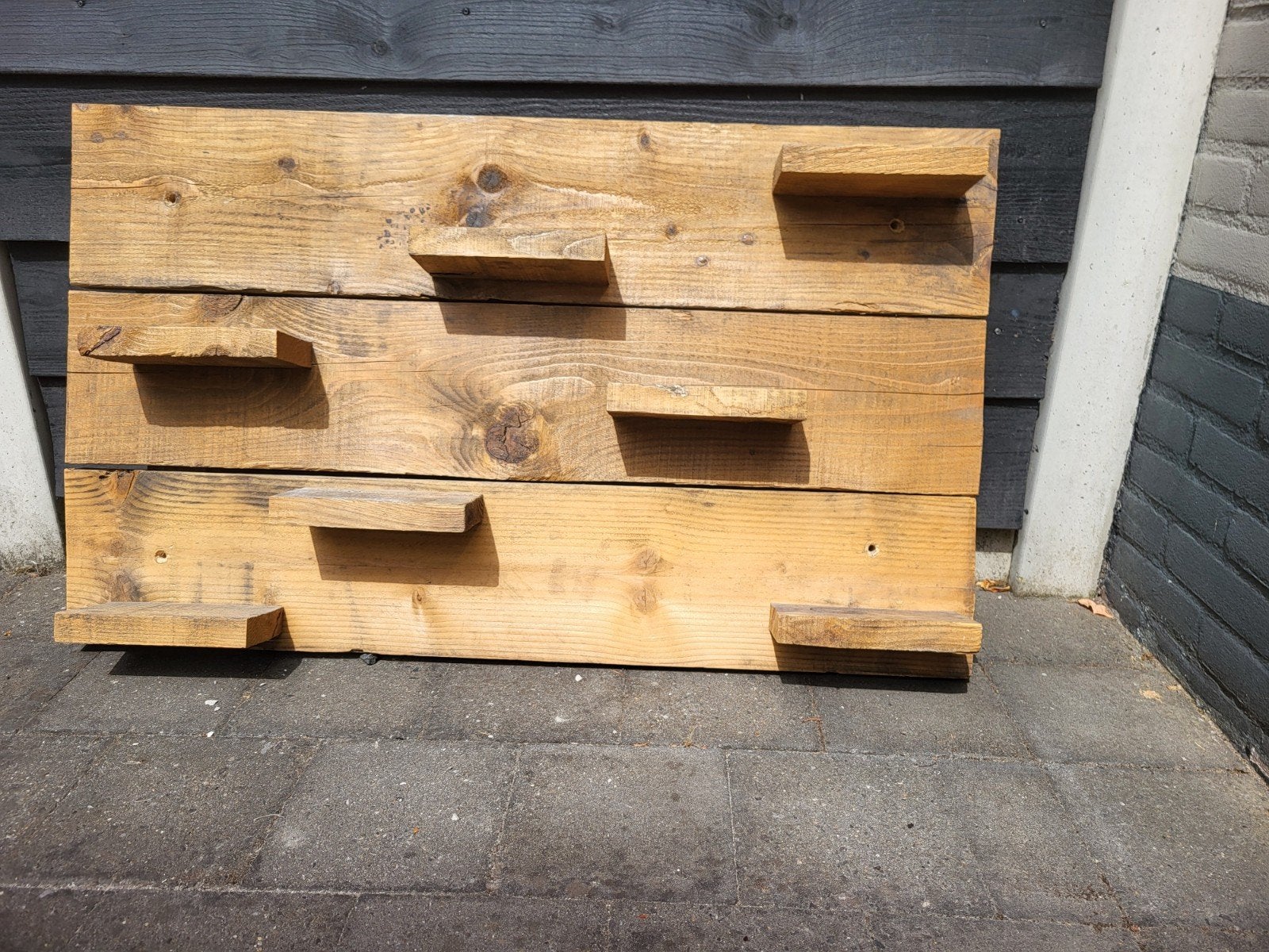 wanddecoratie  steigerhout .35 euro, 25 tot 50 mm, Ophalen of Verzenden, Plank, Steigerhout