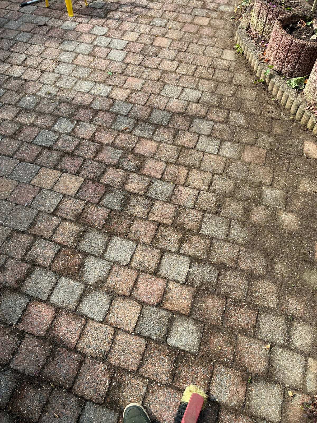 Gebruikte Kobbelstones 15x15- 45m², Ophalen, Gebruikt, Klinkers, 10 m² of meer