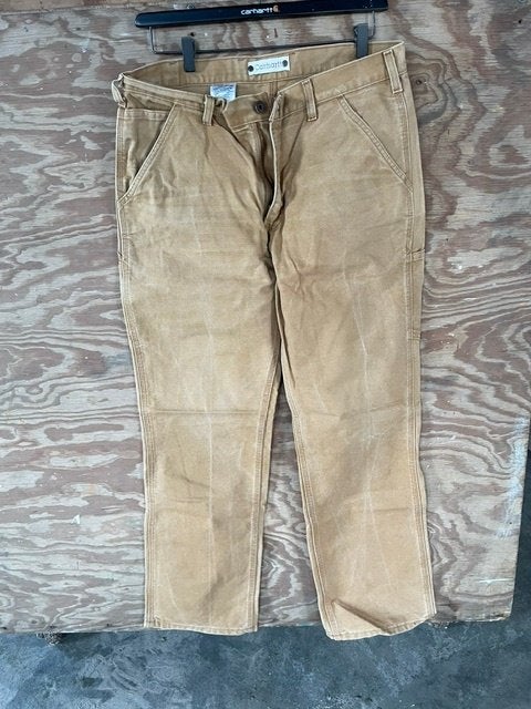 3 stuks Carhartt brown + denim broeken, Kleding | Heren, Ophalen of Verzenden, Gedragen, Blauw, W36 - W38 (confectie 52/54)