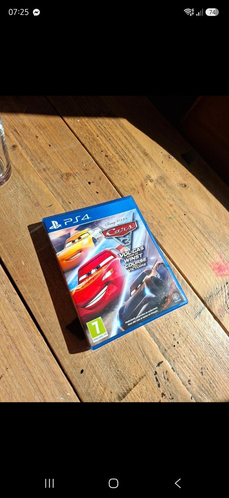 Cars 3: Vol Gas voor de Winst PS4 Game, Gebruikt, 1 speler, Racen en Vliegen, Ophalen of Verzenden
