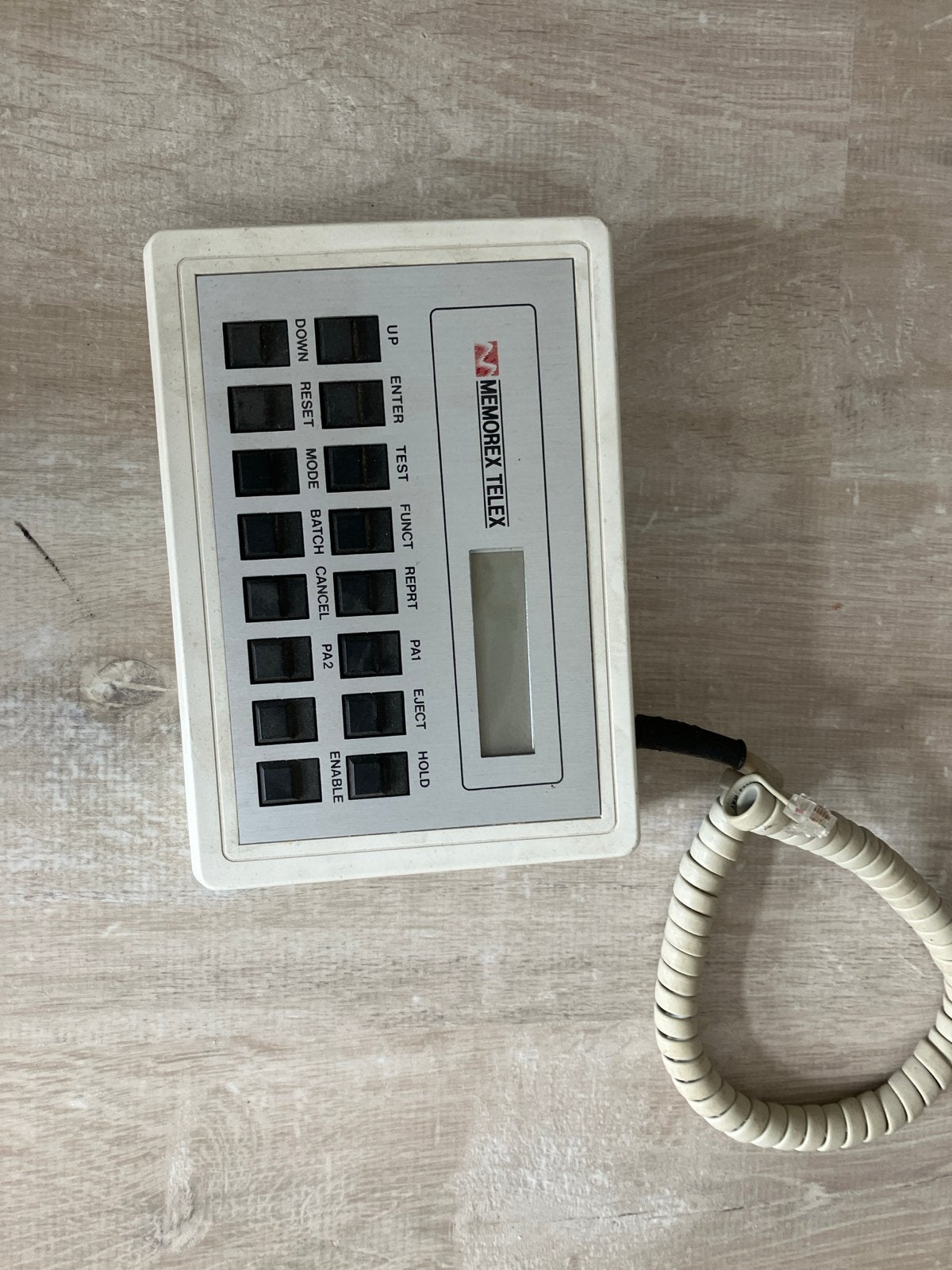 Memorex Telex Bedieningspaneel met Telefoonhoorn, Ophalen of Verzenden, Gebruikt