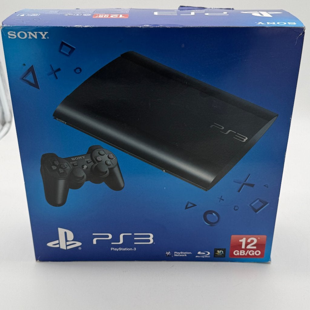 Playstation 3 Console SLIM - 12GB | Compleet met doos, Ophalen of Verzenden, Met 1 controller, Slim, 12 GB
