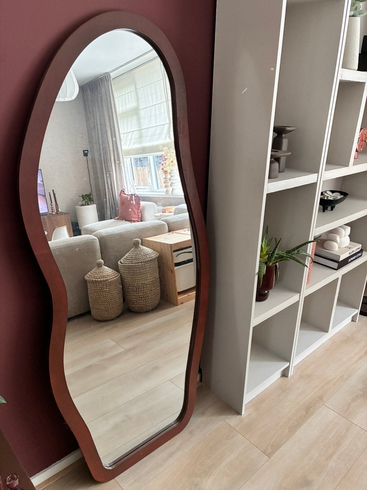 Spiegel, Huis en Inrichting, Ophalen, Minder dan 50 cm, Zo goed als nieuw, Minder dan 100 cm