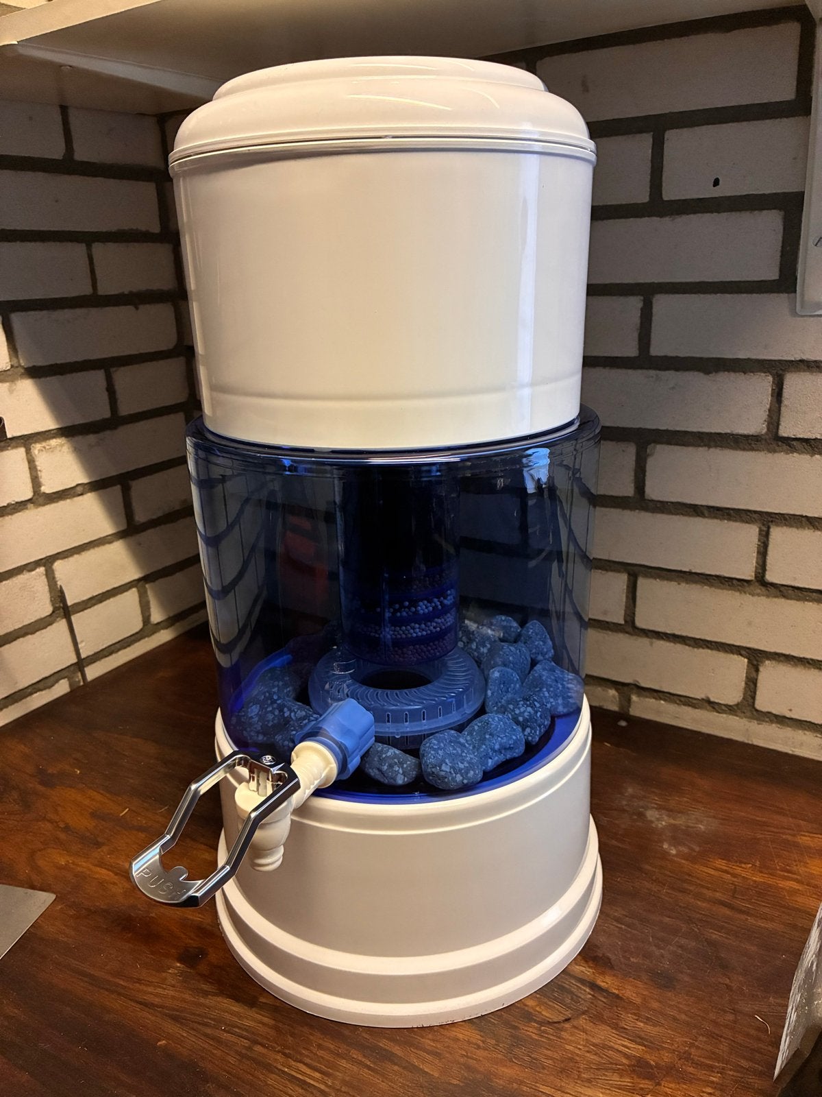 Aqualine 12 waterfilter glas - alkalisch, Ophalen, Zo goed als nieuw