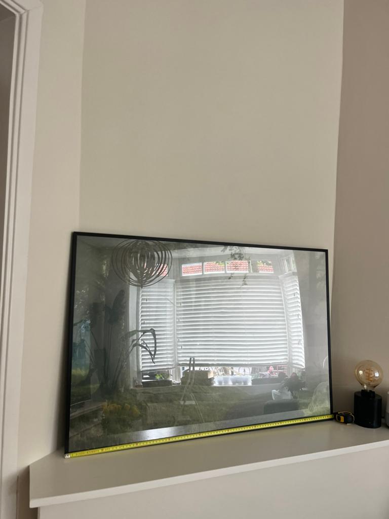 IKEA Lomviken zwart 61x 91cm, Ophalen, Gebruikt